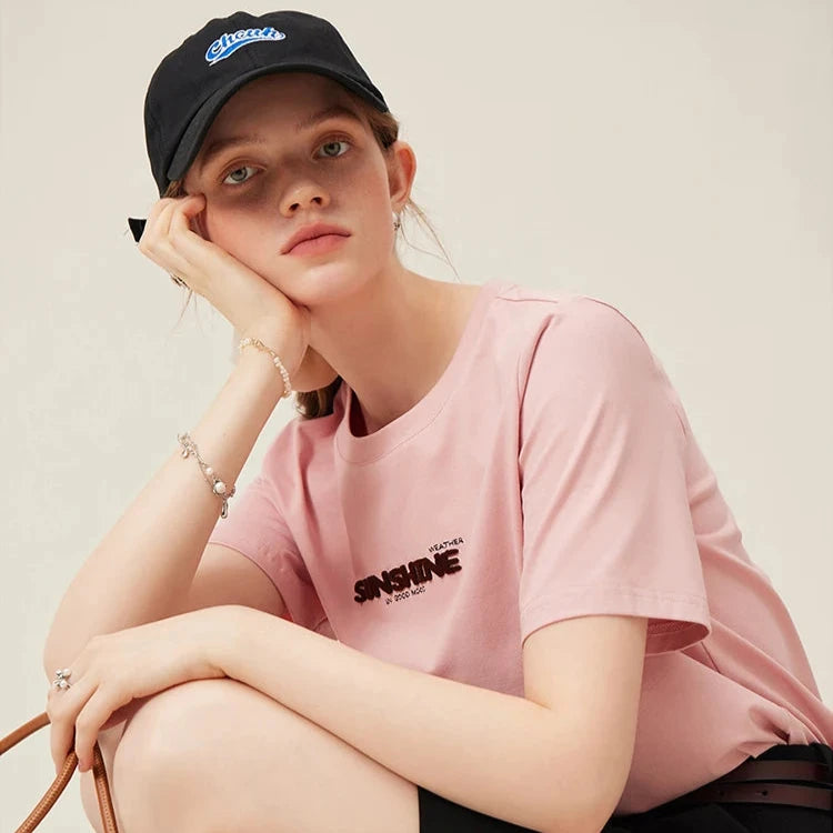 Embroidered Cotton Tee