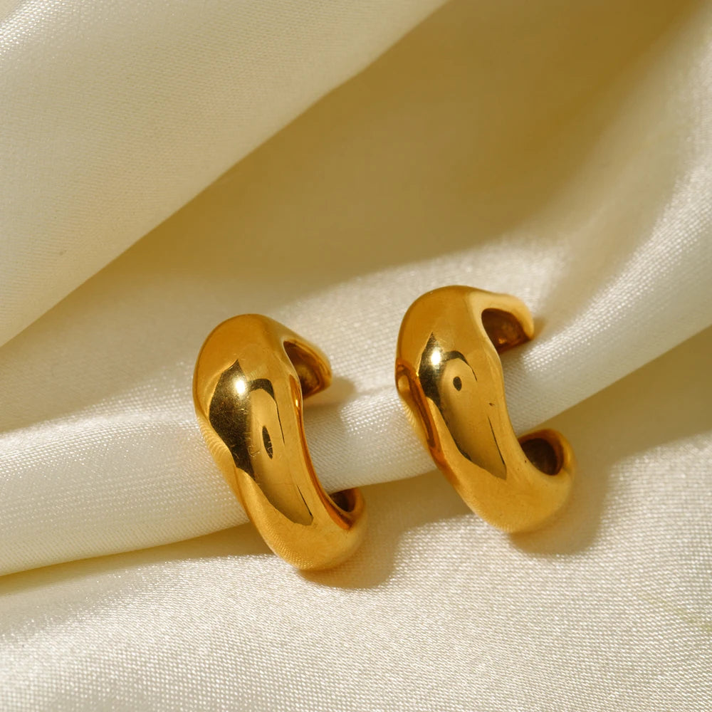 Plated Irregular Ear Clip