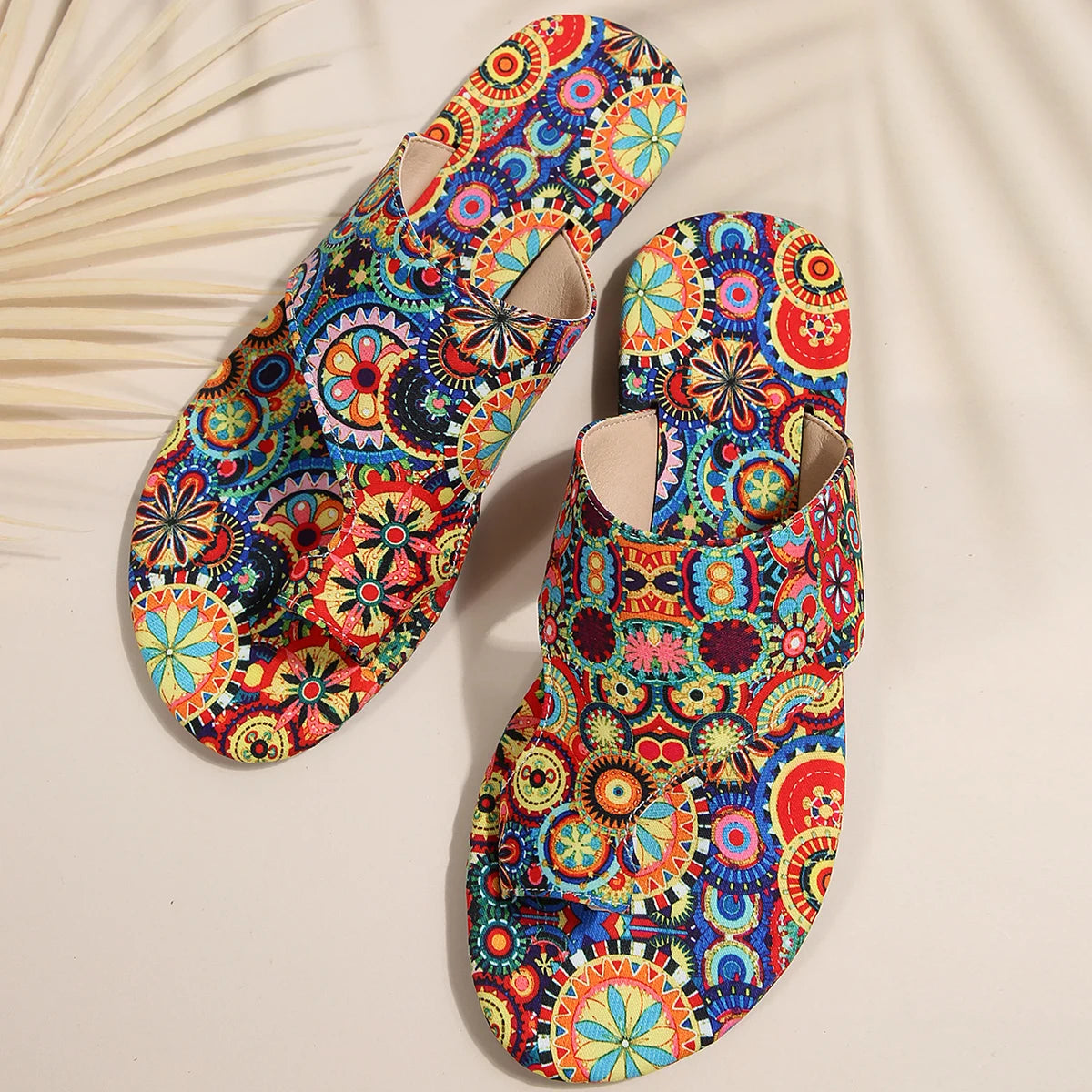 Bohemian Clip-Toe Flat Sandals 2025 Summer