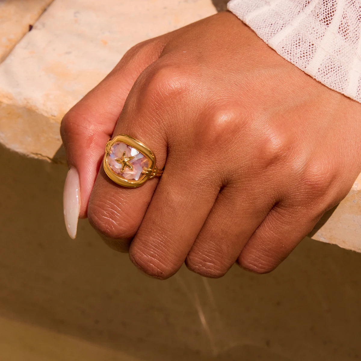 Ocean Starfish Open Ring