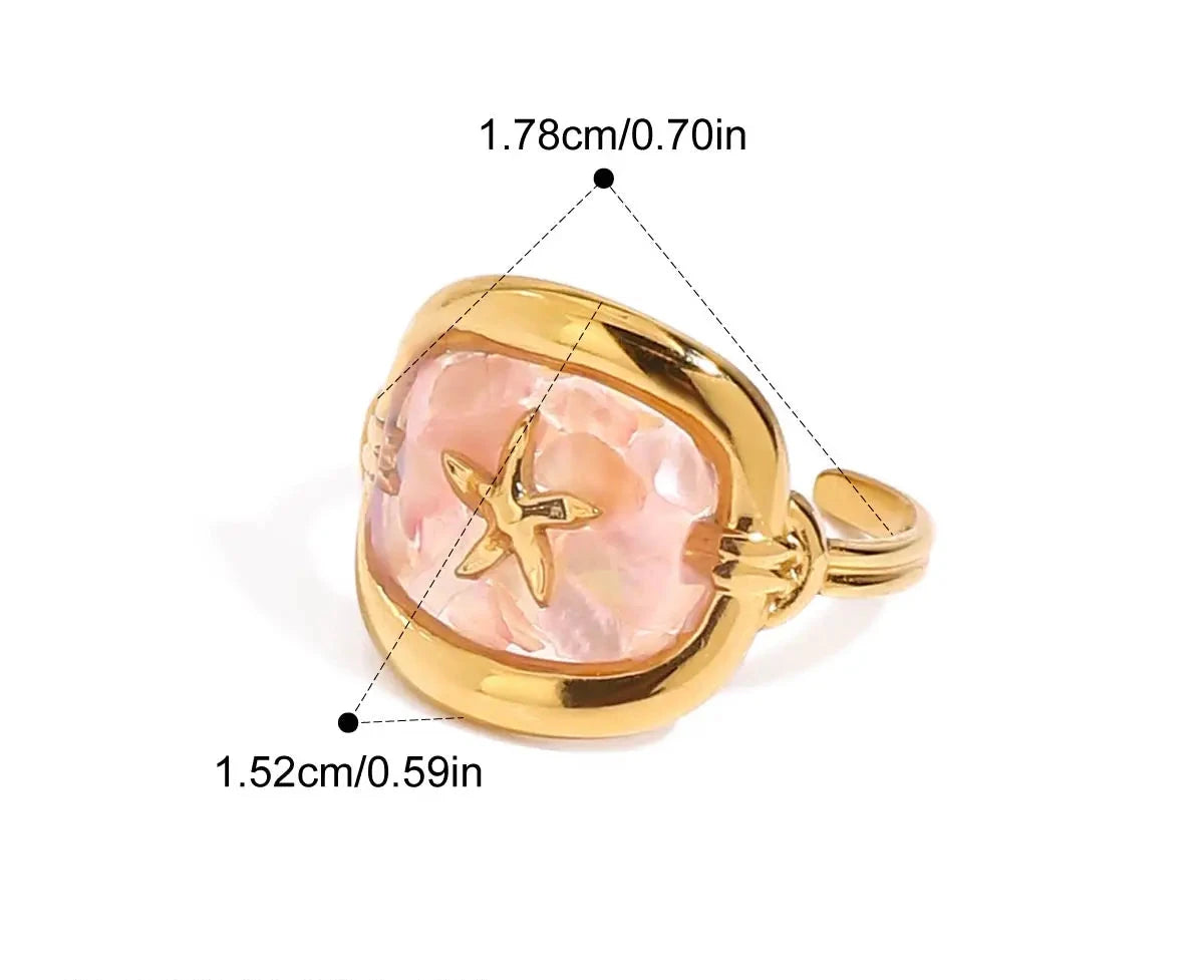 Ocean Starfish Open Ring